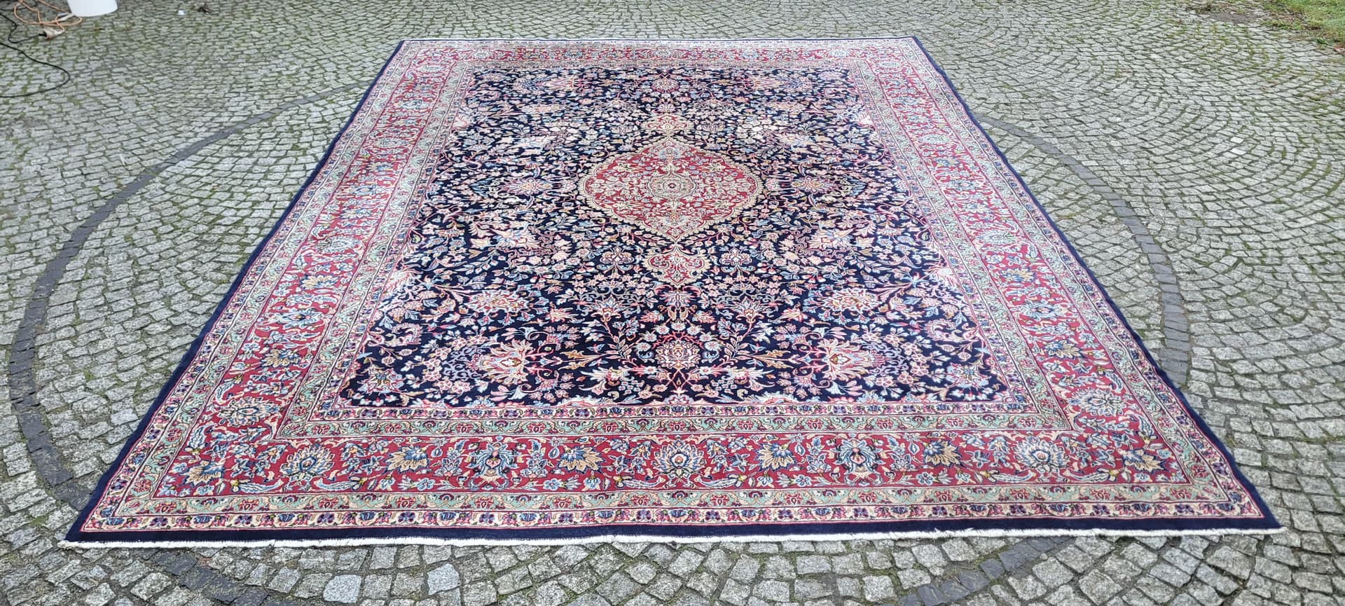 Dywan Kerman Lavar 300x400cm, multikolor, wełna, Iran - 180206