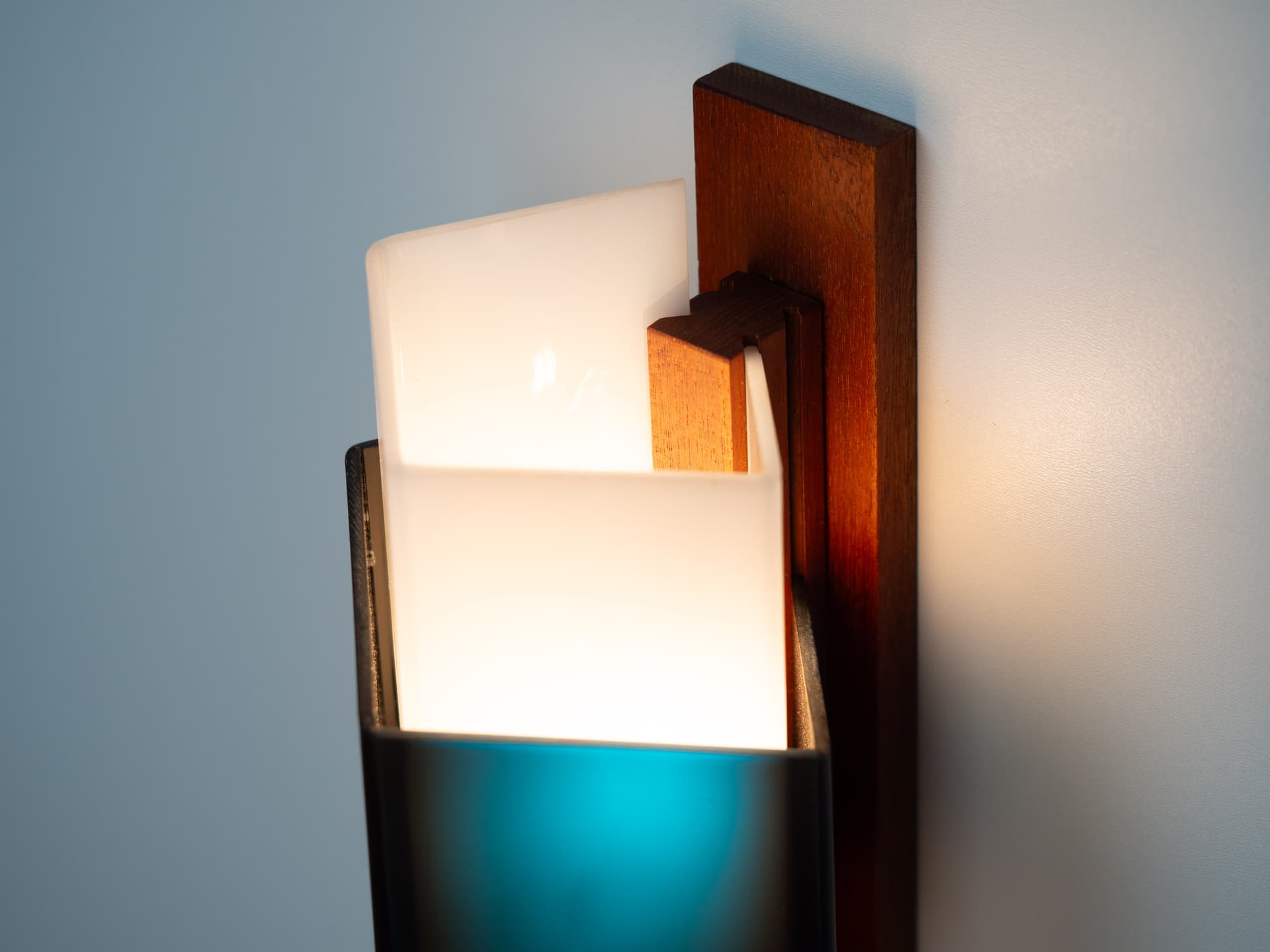 Para kinkietów Diamant, multikolor, proj. J. Hammerborg, Fog & Mørup, Szwecja, lata 50. - 180253