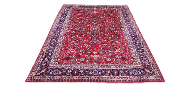 Rug Isfahan 200x300 cm, multicolor, wool, Iran, 1960s. - DIMENSION