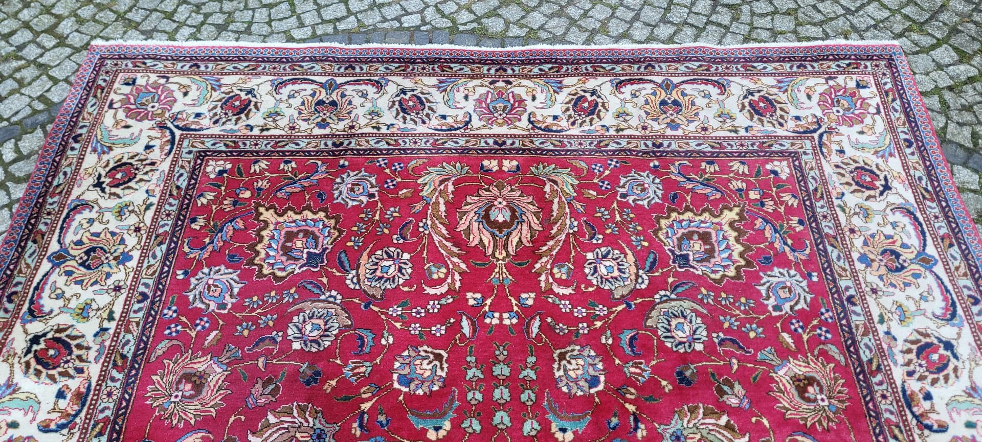 Dywan Tebriz, 240x345 cm, multikolor, wełna, Iran, początek XX w. - 180403