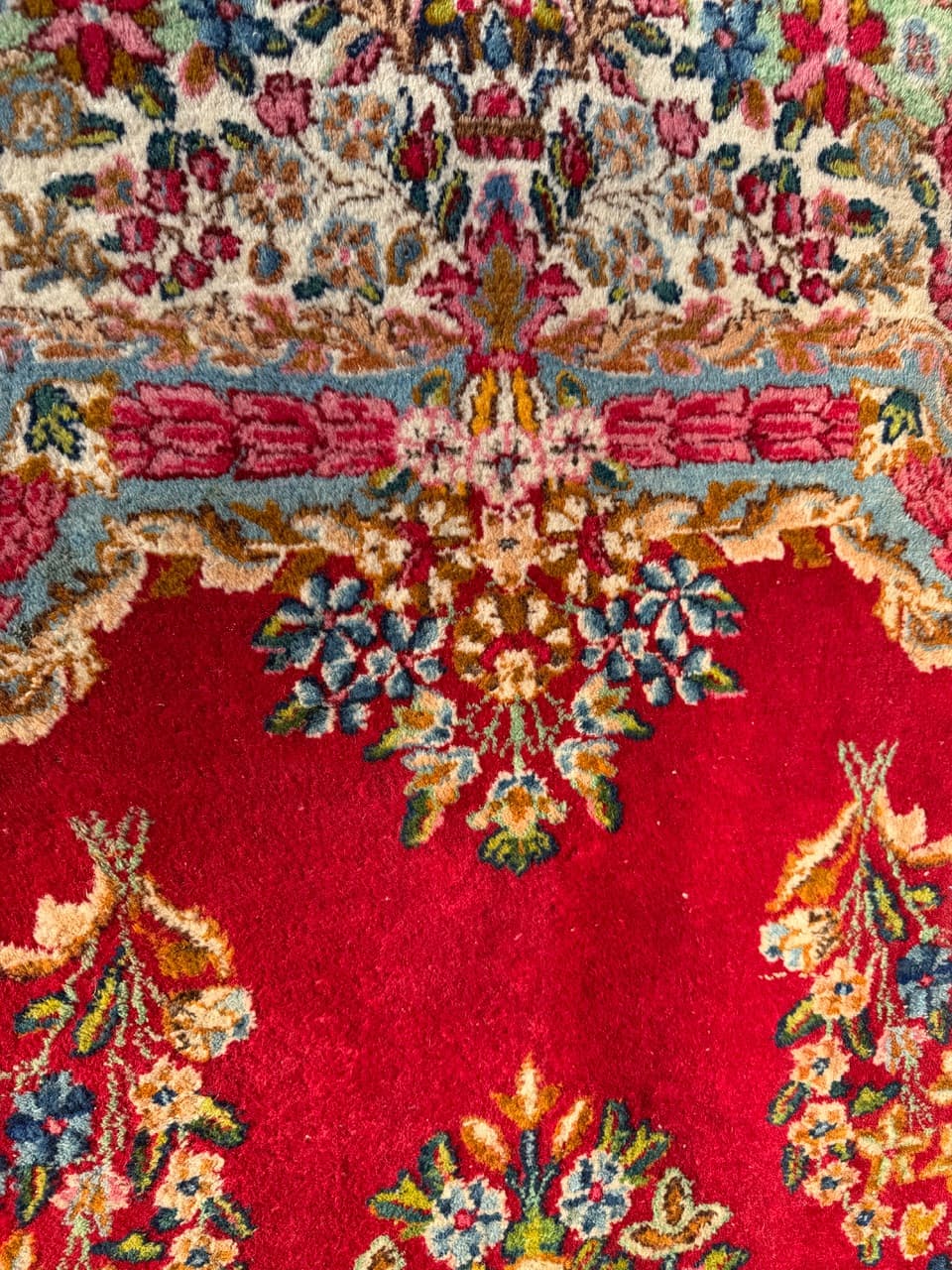 Rug Kerman, red, wool, Iran, 415x300 cm - 180419