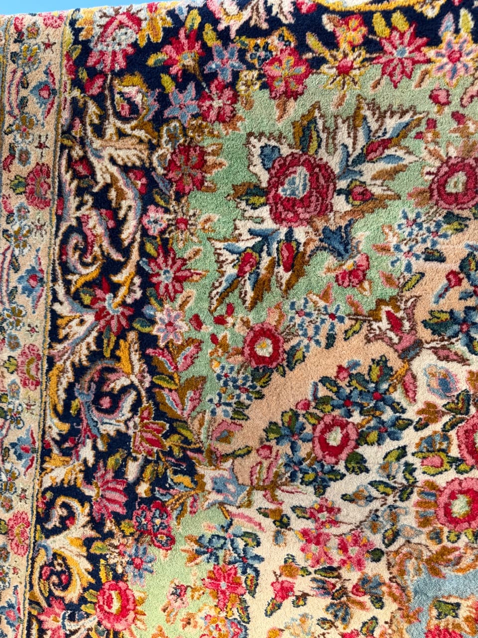 Rug Kerman, red, wool, Iran, 415x300 cm - 180414