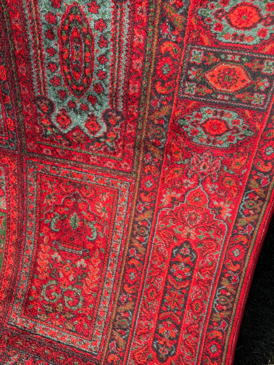 Dywan Afgan Keshan, czerwony, wełna, Niemcy - 180493