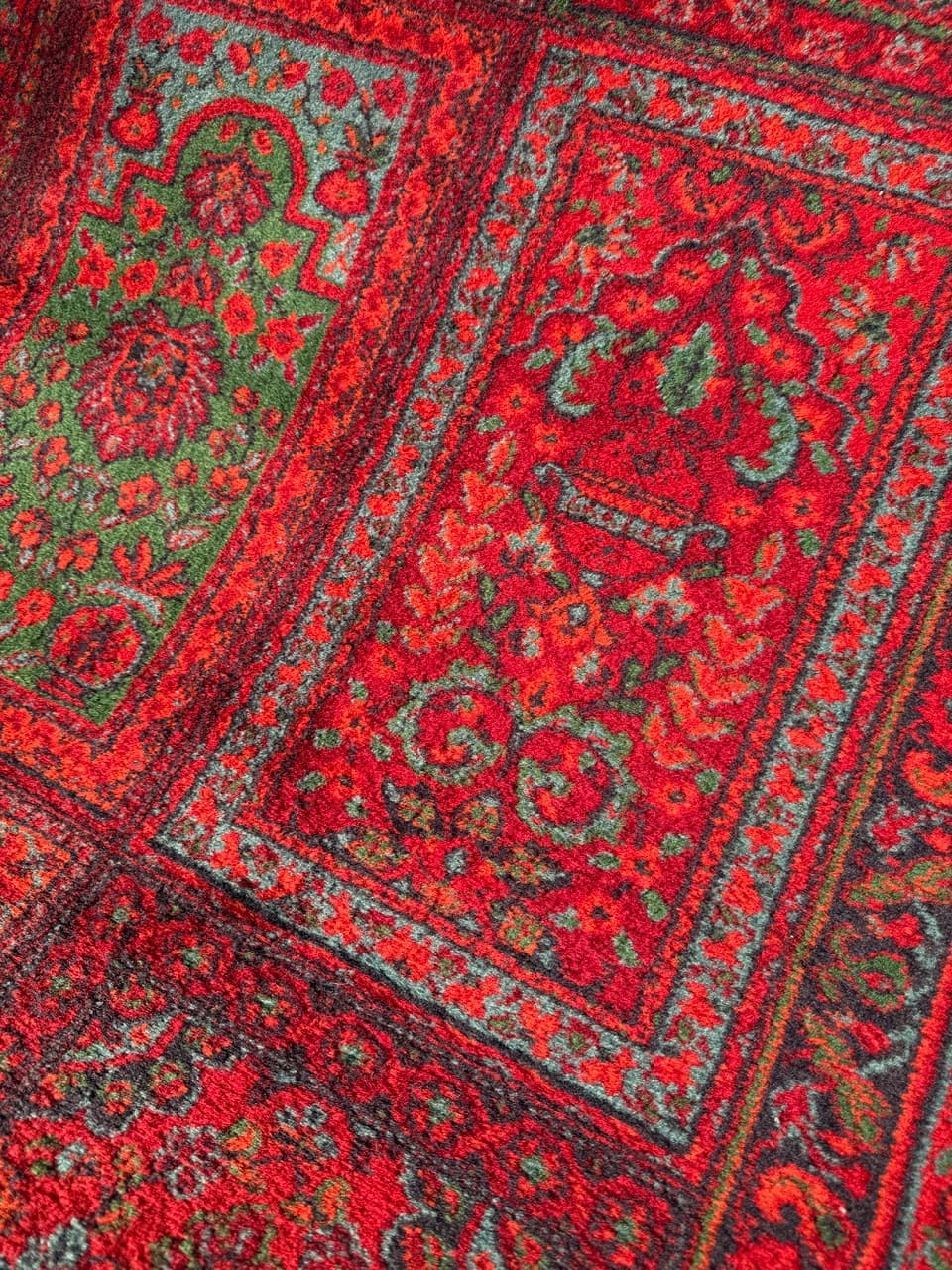 Dywan Afgan Keshan, czerwony, wełna, Niemcy - 180494