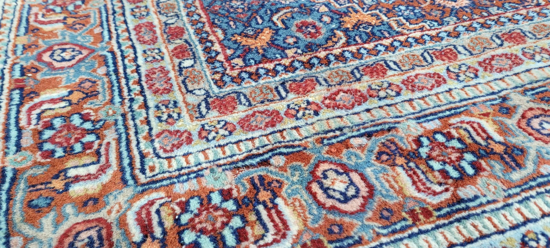 Rug Bidjar 220x330cm, red, wool, India, early 20th c. - 180516