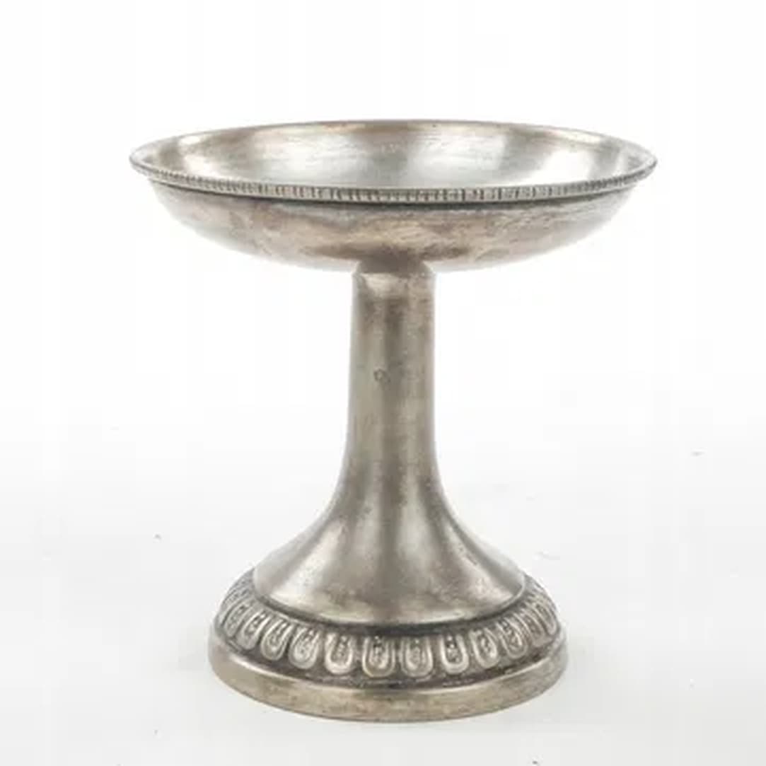 Stojak na cytrynkę, Art Deco, mosiądz srebrzony, Niemcy, lata 30.