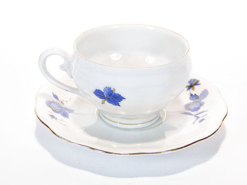 Filiżanka rococo, porcelana biała, Polska, lata 20. - 180712