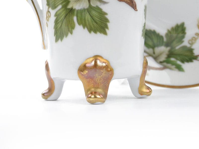 Chocolate cup, ivory white porcelain, Sweden, 1960s. - 180867
