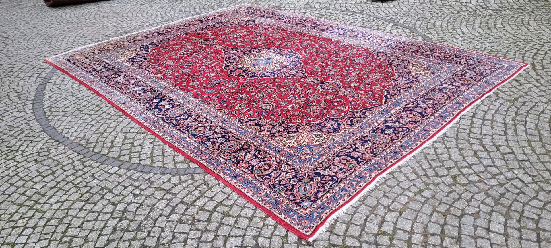 Dywan Keshan 300x425 cm, multikolor, wełna, Iran, lata 80. - 180948