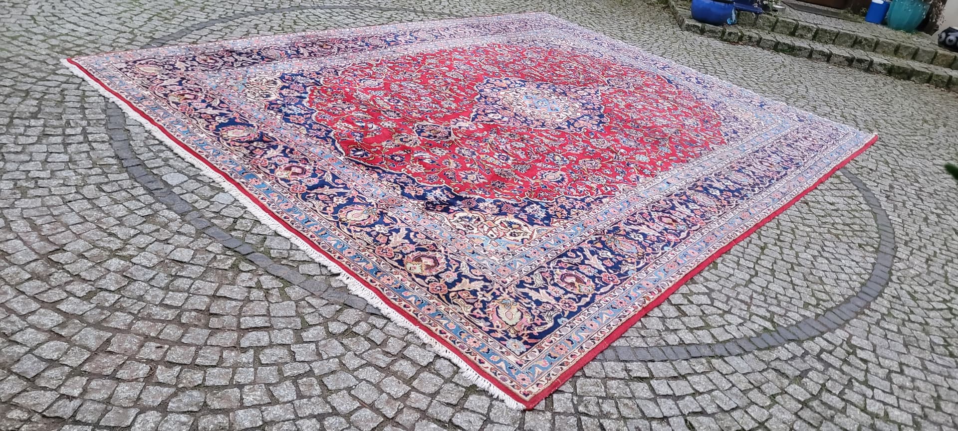 Dywan Keshan 300x425 cm, multikolor, wełna, Iran, lata 80. - 180945