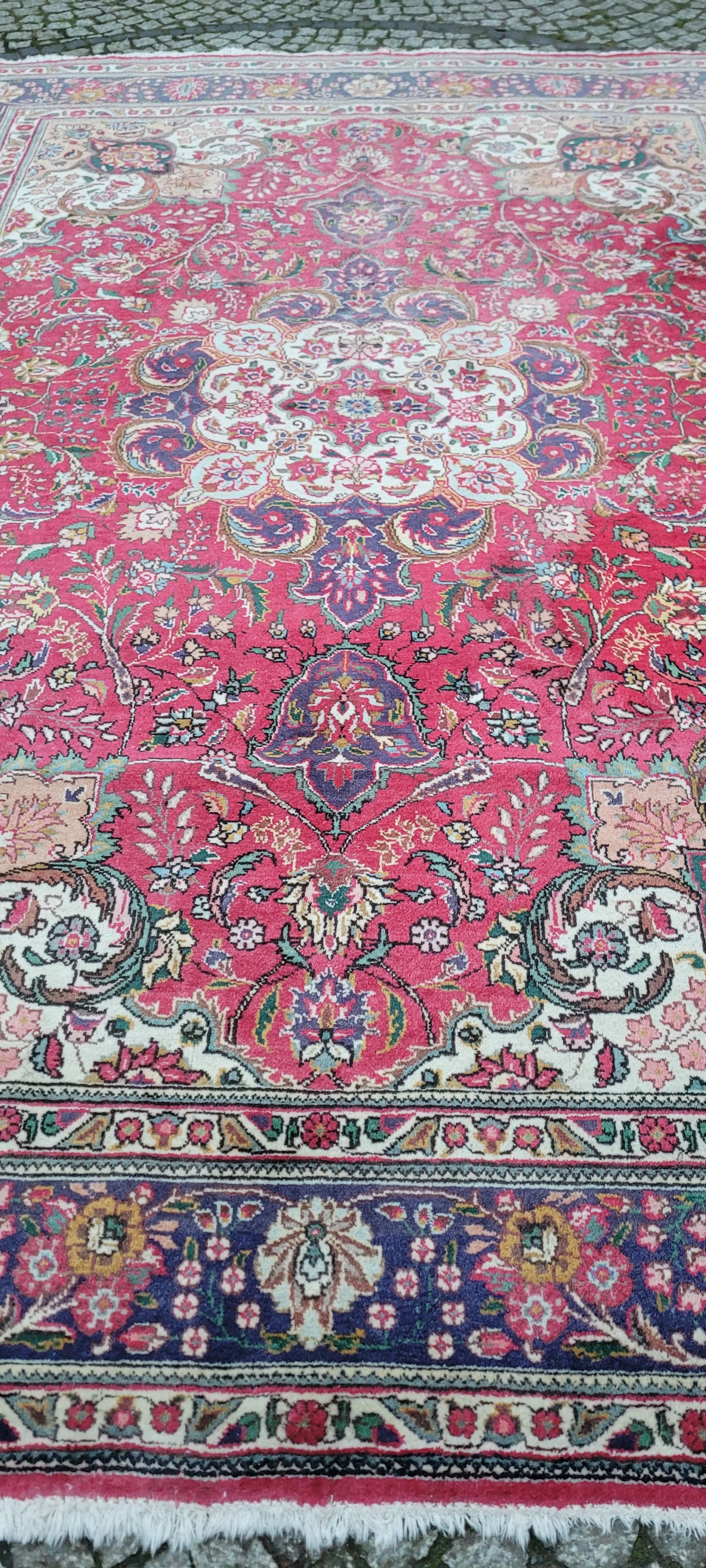 Rug Tabriz, 245x345 cm, multicolor wool, Iran, early 20th c. - 180972