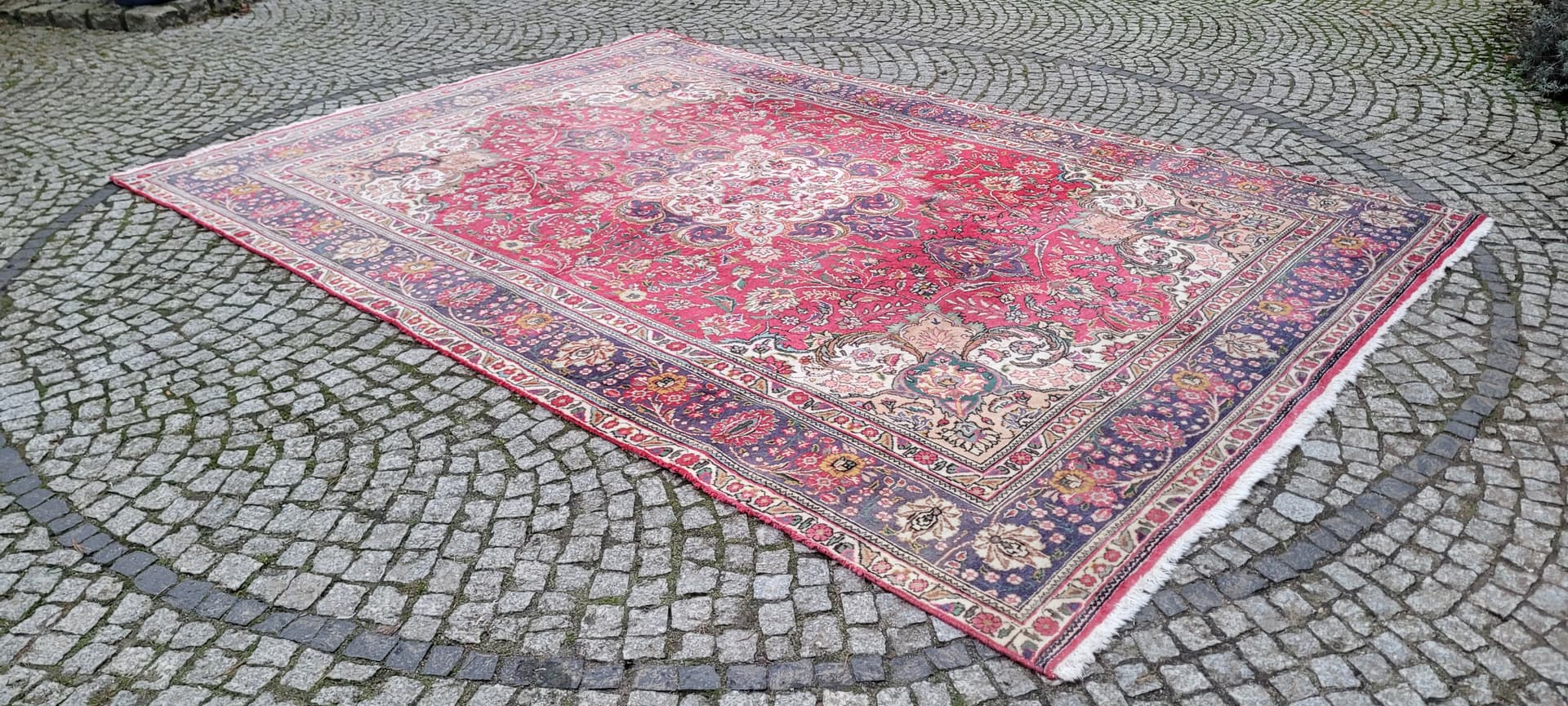 Rug Tabriz, 245x345 cm, multicolor wool, Iran, early 20th c. - 180977