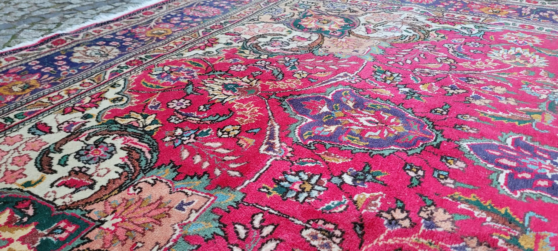 Rug Tabriz, 245x345 cm, multicolor wool, Iran, early 20th c. - 180973