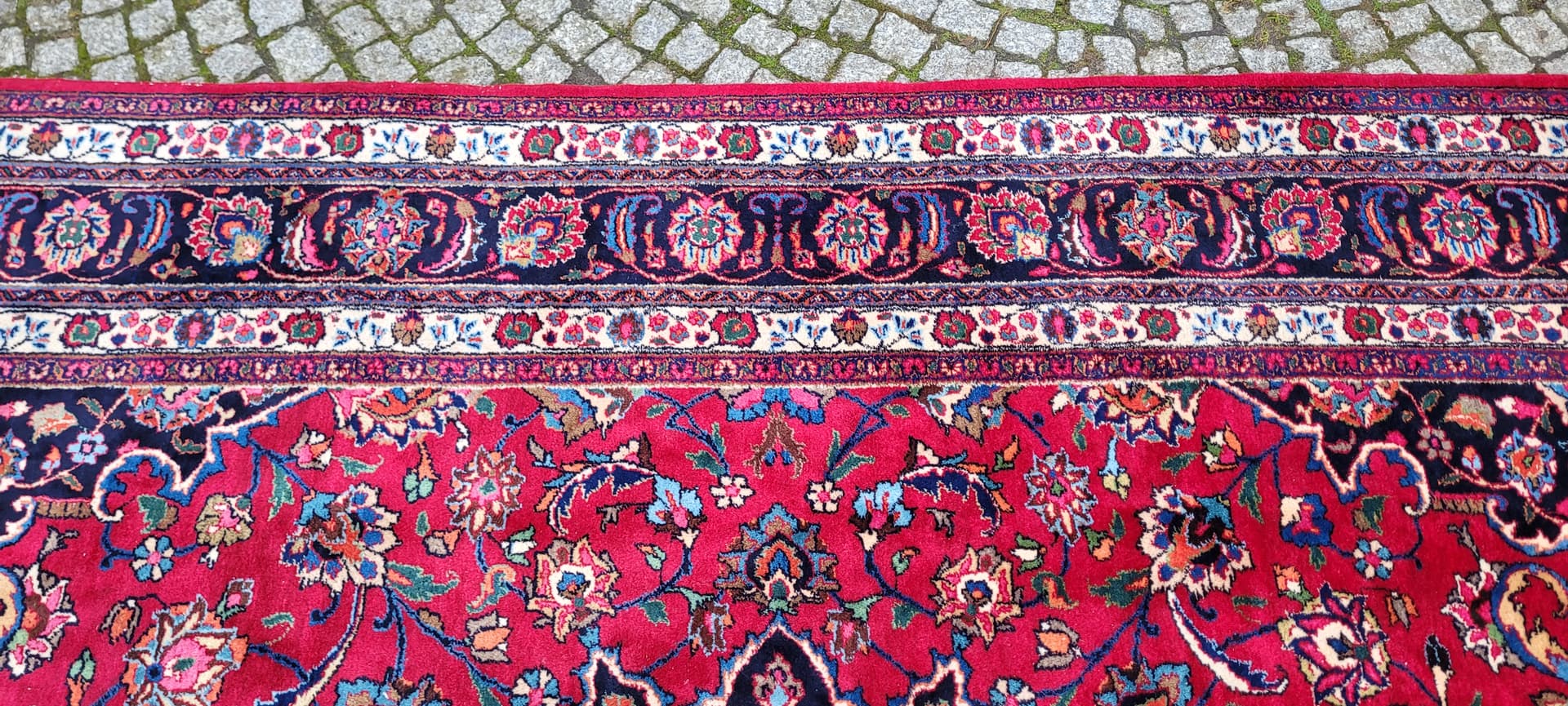 Dywan Meshed 245x345cm, multikolor, wełna, Iran, lata 60. - 180996