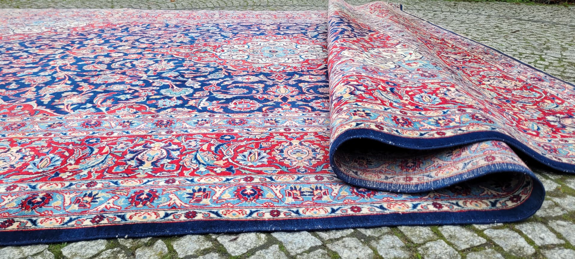 Rug Kashan, multicolor wool, Iran, 1930s. - 181015