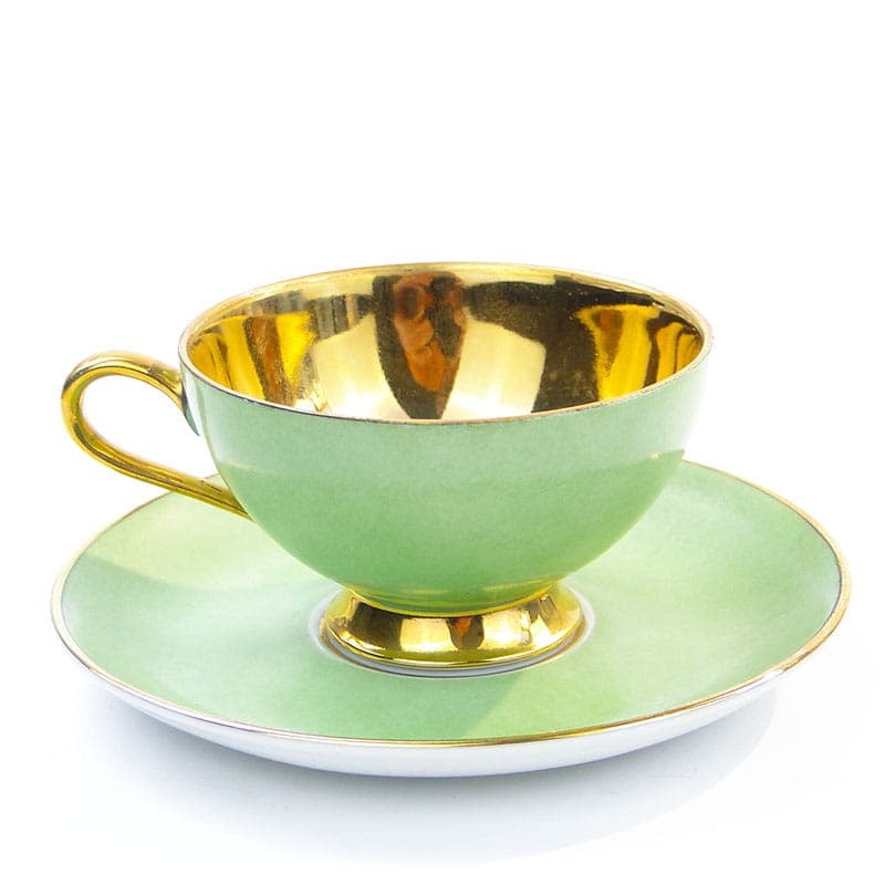 Filiżanka do mokki, zielona porcelana, Thomas Rosenthal, Niemcy, lata 20. - 181262