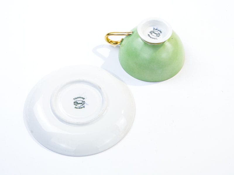 Filiżanka do mokki, zielona porcelana, Thomas Rosenthal, Niemcy, lata 20. - 181265