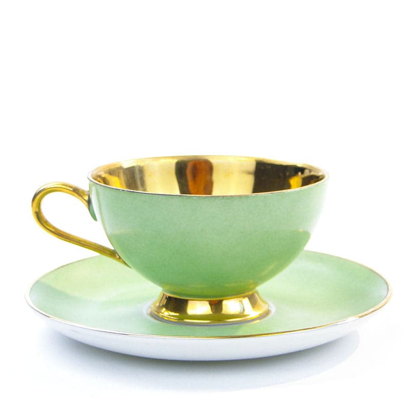 Filiżanka do mokki, zielona porcelana, Thomas Rosenthal, Niemcy, lata 20. - 181263