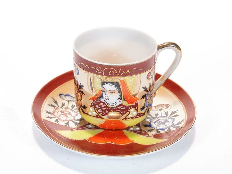 Mocha Cup Satsuma, multicolor, porcelain, Japan, 1920s. - 181283
