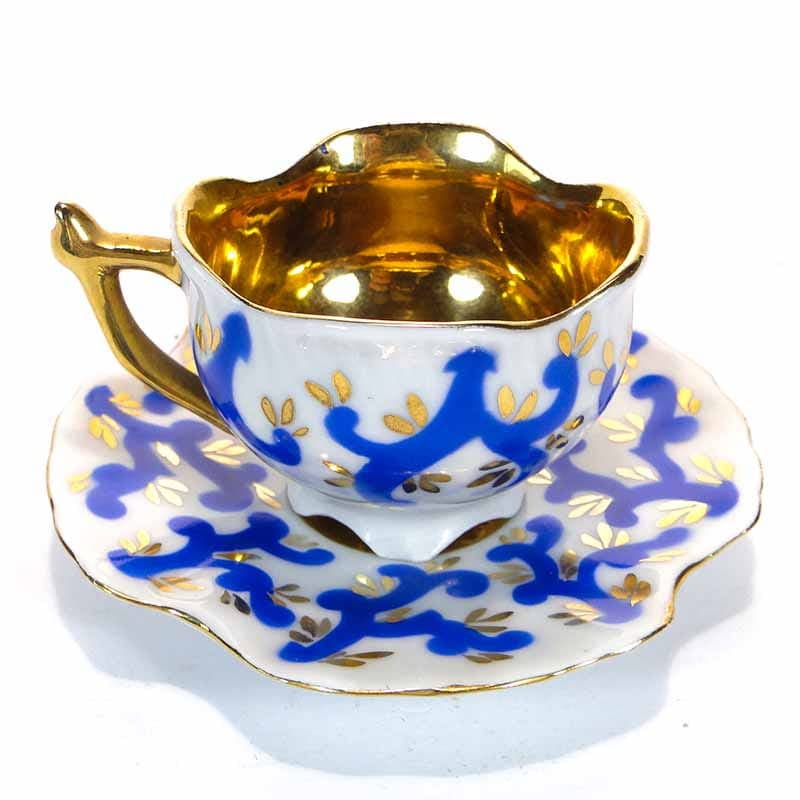 Filiżanka do mokki Biedermeier, biała porcelana, Austria, lata 20. - 181503