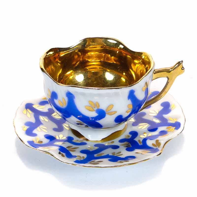 Filiżanka do mokki Biedermeier, biała porcelana, Austria, lata 20. - 181502