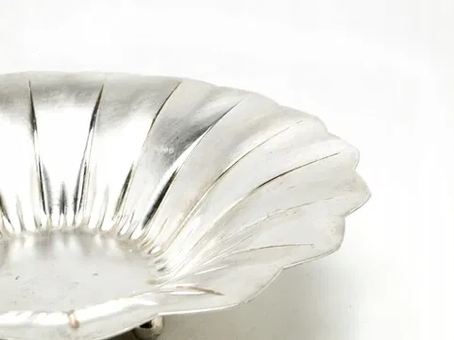 Patera Art Deco, mosiądz srebrzony, WMF Ikora, Niemcy, lata 30. - 181510