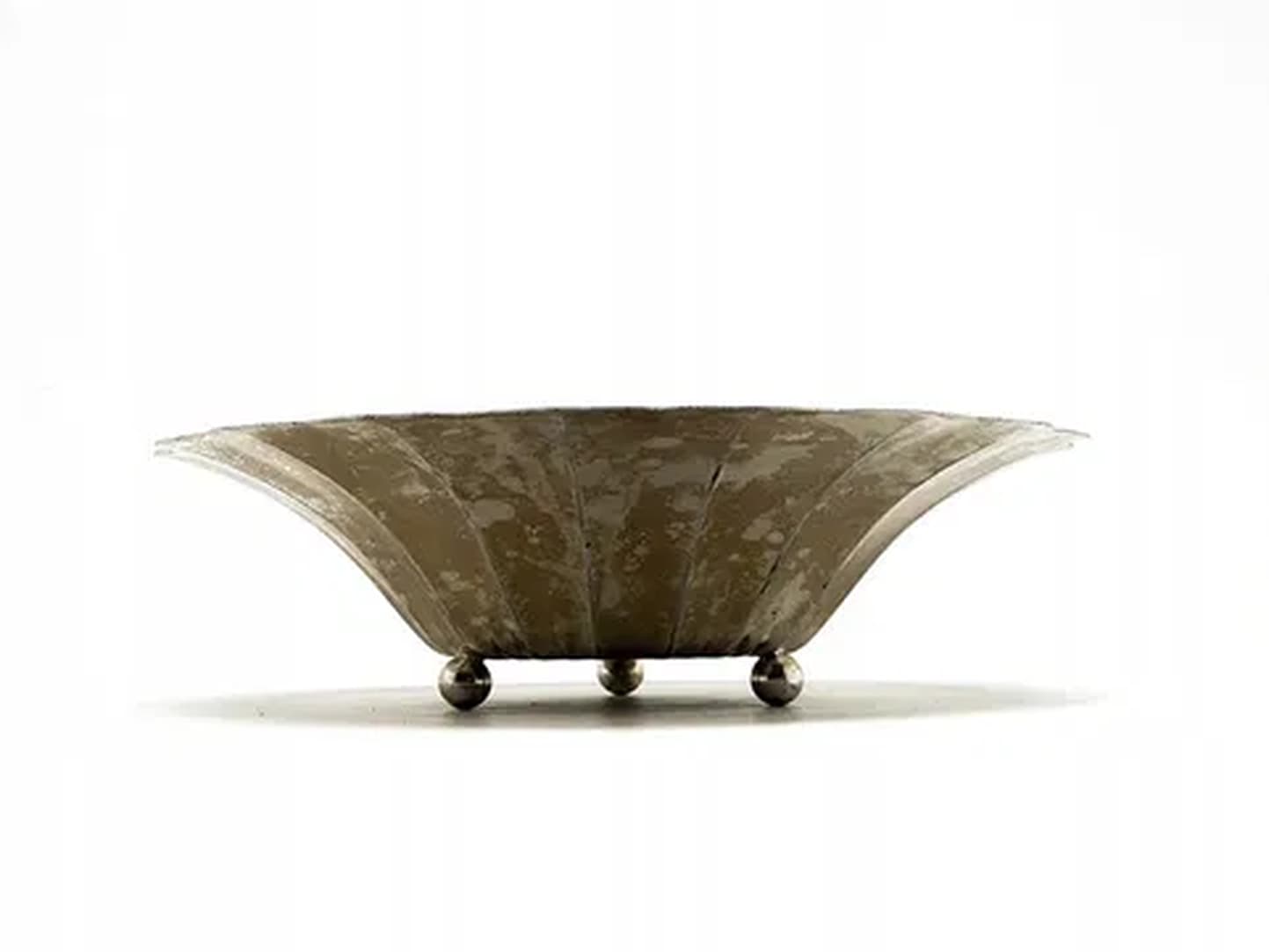 Patera Art Deco, mosiądz srebrzony, WMF Ikora, Niemcy, lata 30. - 181508