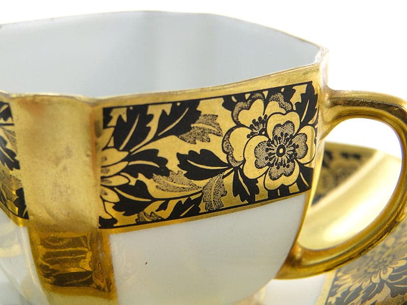 Filiżanka do mokki, Art Deco, porcelana biała, Wielka Brytania, lata 20. - 181547