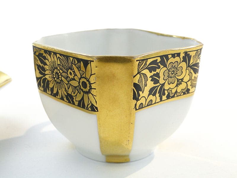 Filiżanka do mokki, Art Deco, porcelana biała, Wielka Brytania, lata 20. - 181551