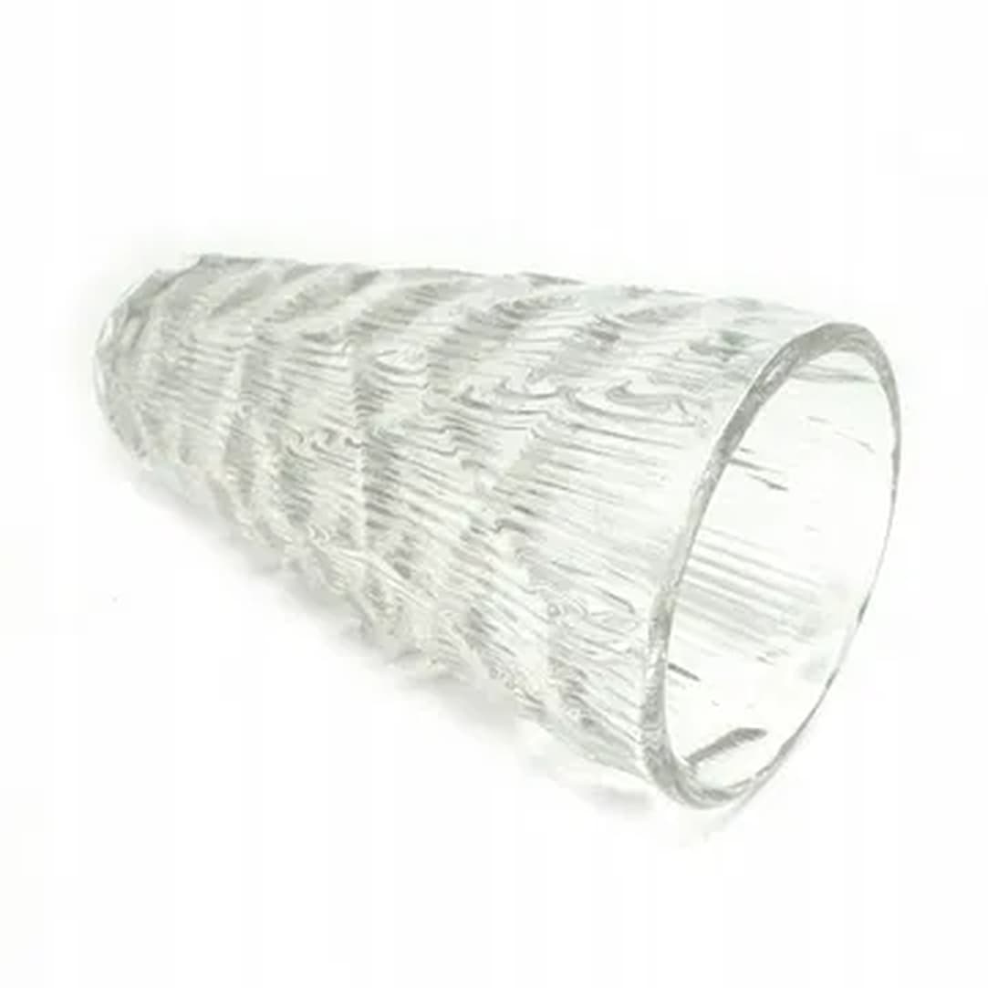 Okulus vase, Mid-century modern, transparent glass, Ząbkowice, Poland, 1970s. - 181567