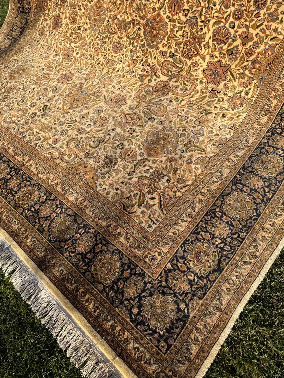 Dywan Indo Sarouck 375x255 cm, beżowy, wełna, Indie - 181744