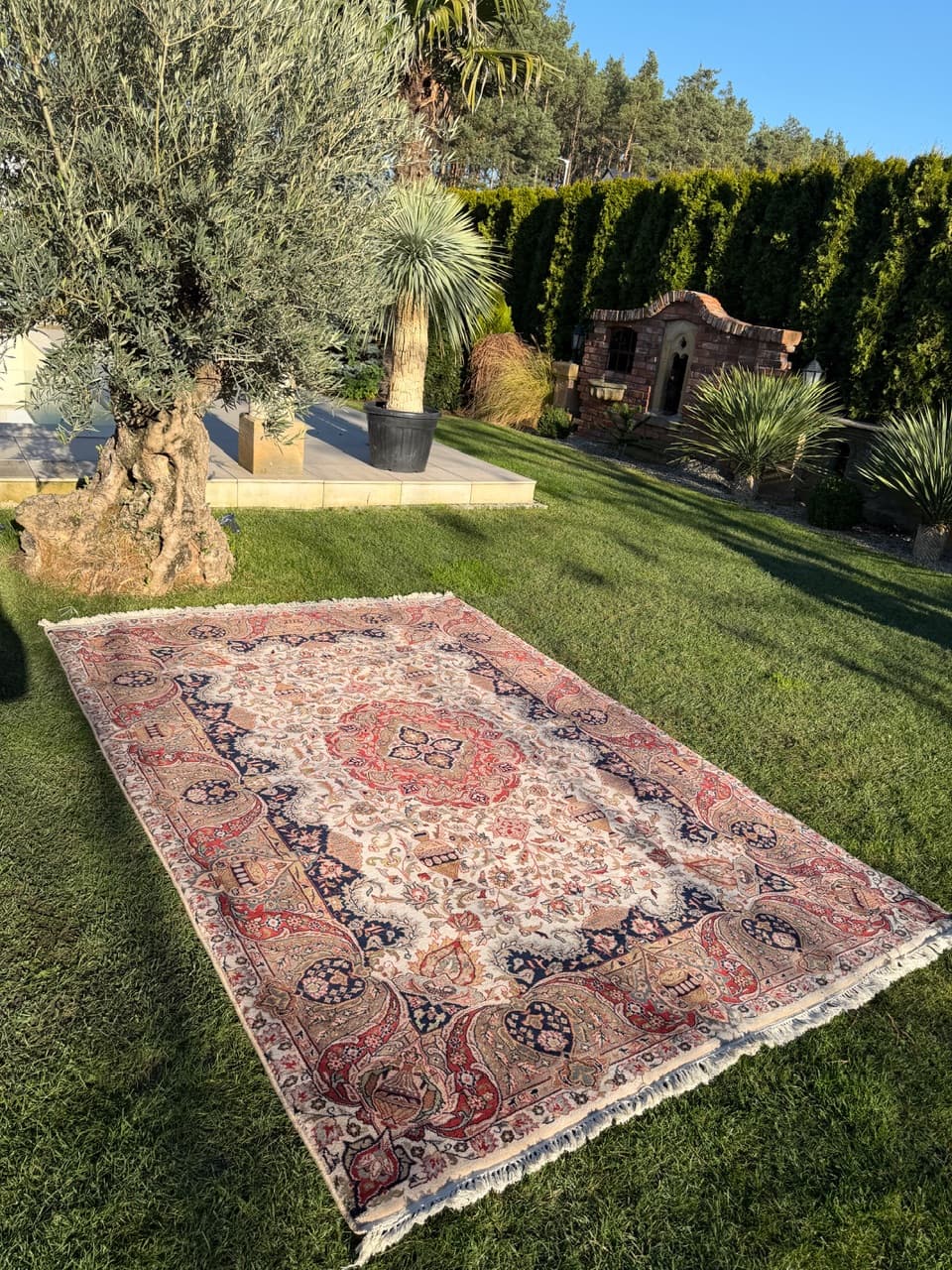 Dywan Indo Ispahan 300x200 cm, multikolor, wełna, Indie - 181885