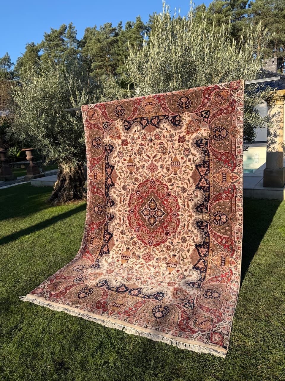 Dywan Indo Ispahan 300x200 cm, multikolor, wełna, Indie - 181881