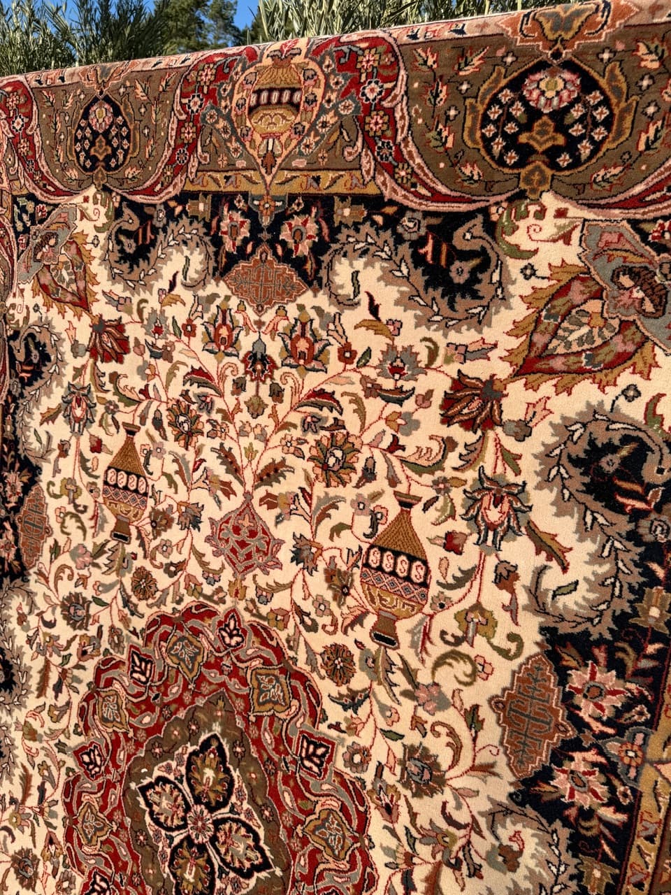 Dywan Indo Ispahan 300x200 cm, multikolor, wełna, Indie - 181884