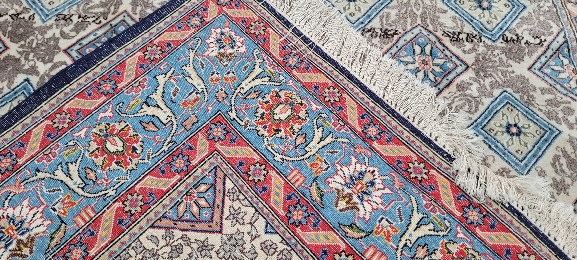 Dywan Ghom 207x320 cm, multikolor, wełna, Iran, lata 70. - 181917