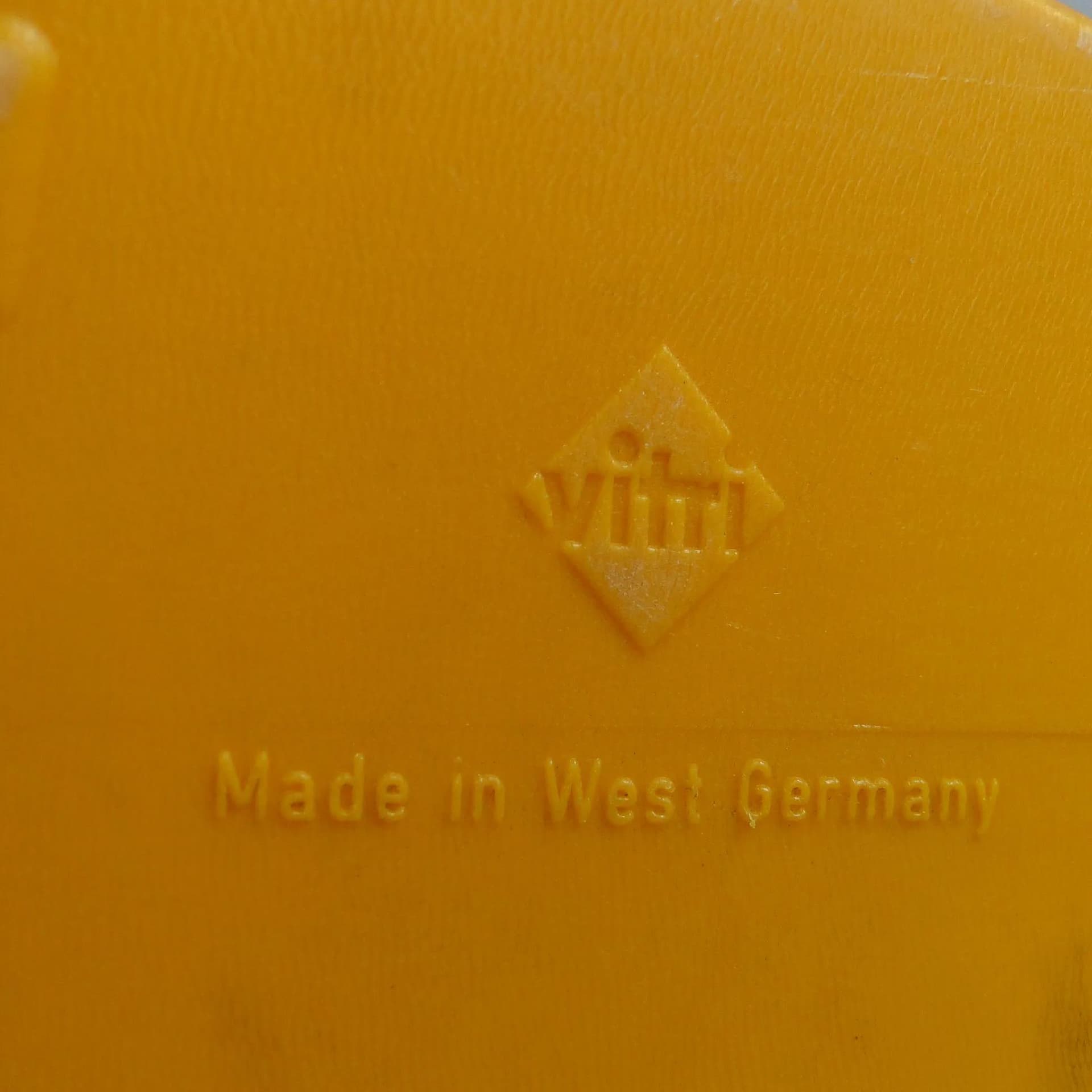 Konewka Vitri, żółty, plastik, Niemcy, lata 60. - 12631