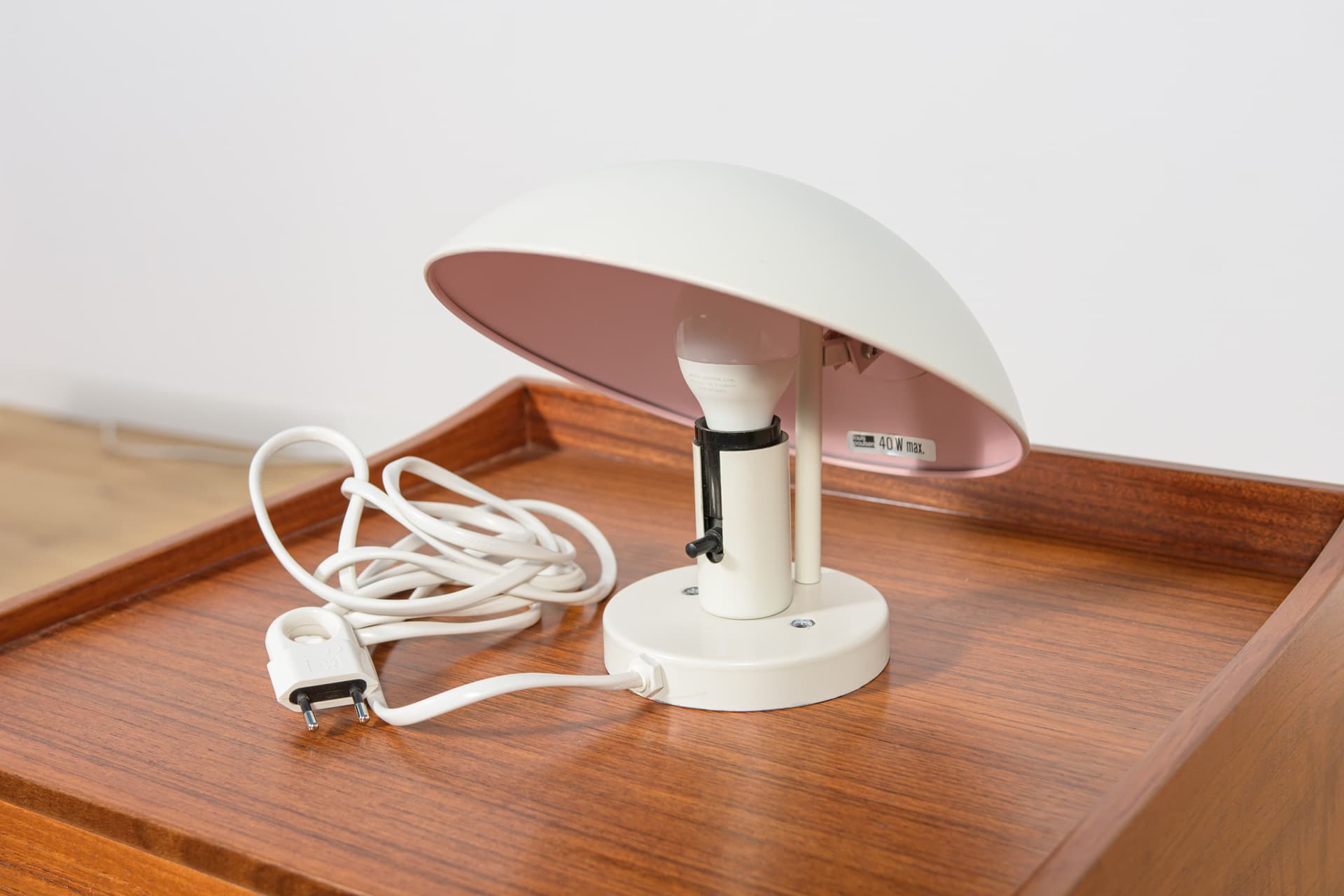 Pair of wall sconces PH Hat, white metal, by P. Henningsen, Louis Poulsen, Denmark, 1960s. - 181988