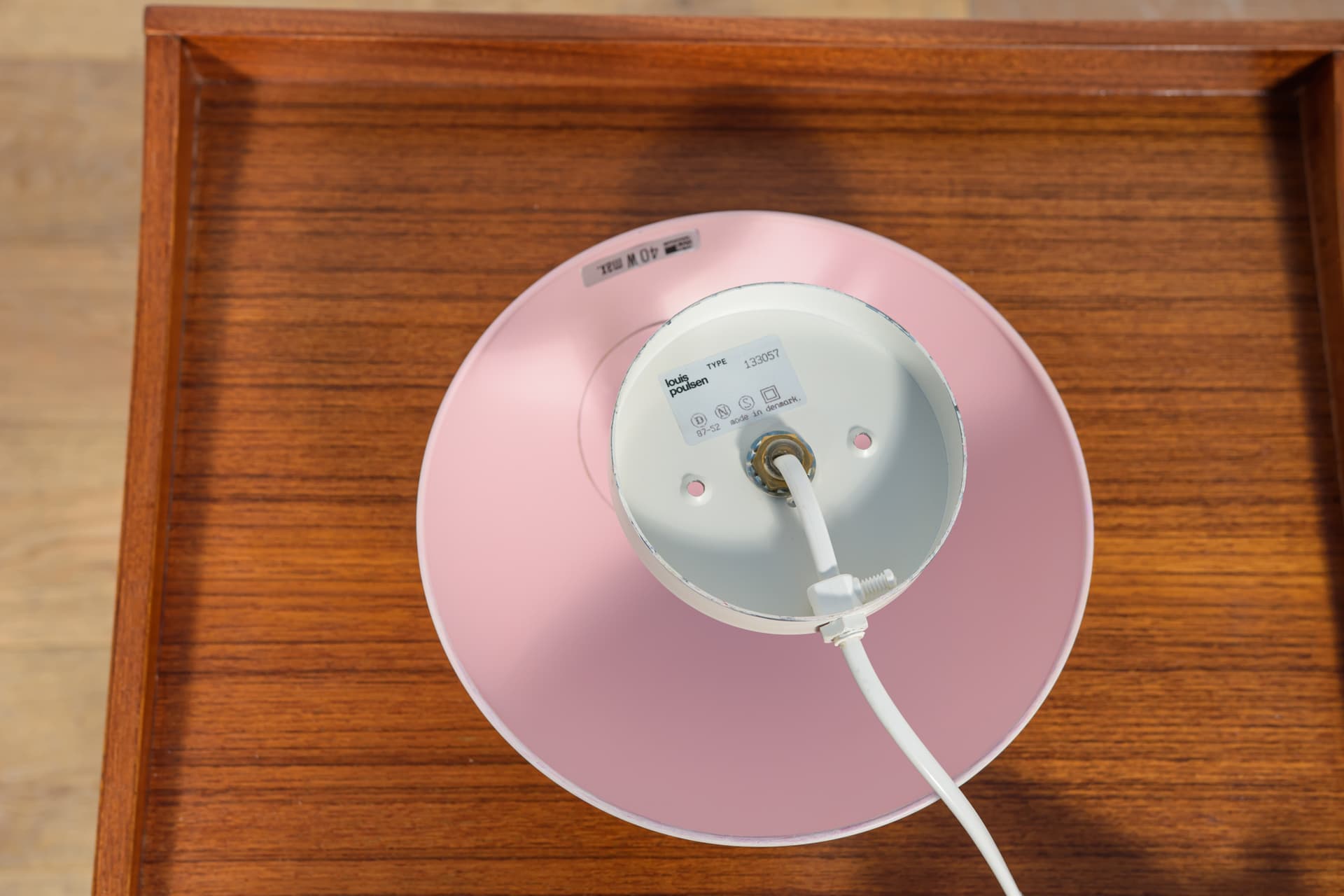 Pair of wall sconces PH Hat, white metal, by P. Henningsen, Louis Poulsen, Denmark, 1960s. - 181991