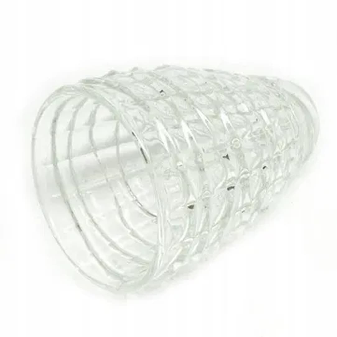 Optyczny vase, Modernism, glass, Ząbkowice, Poland, 1970s. - 182033