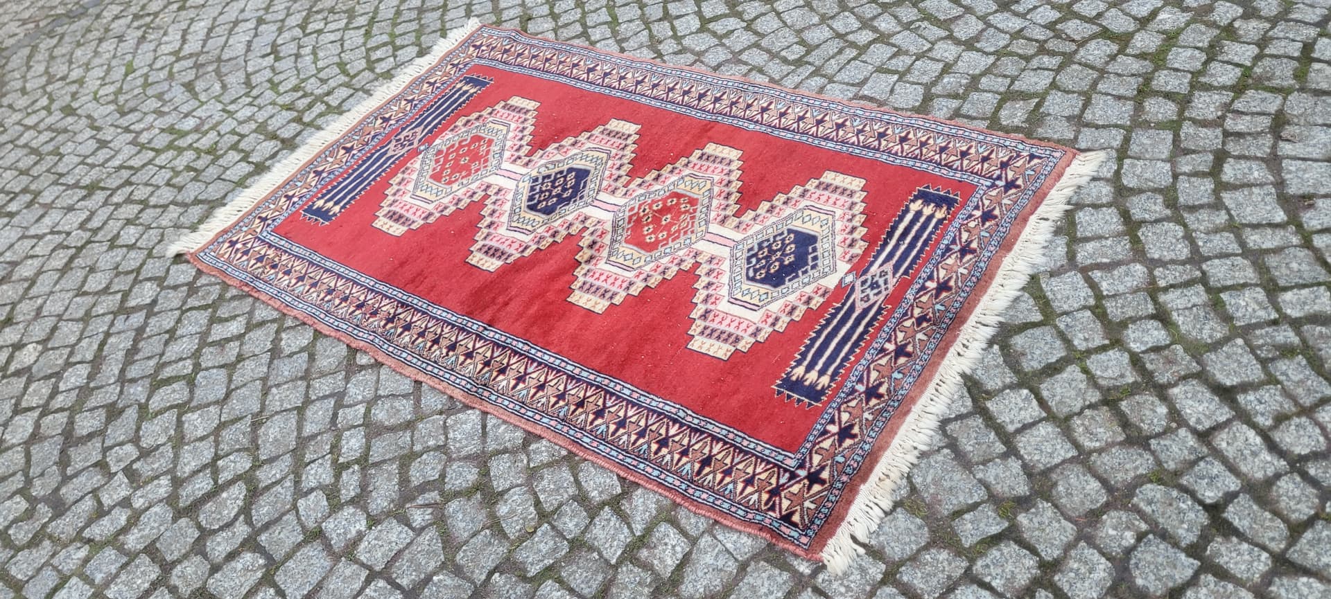 Dywan Buchara 160x93 cm, multikolor, wełna, Pakistan - 182125