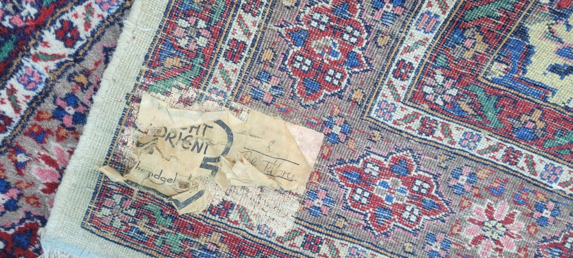 Dywan Ghom 193x128 cm, multikolor, wełna, Pakistan, lata 90. - 182151