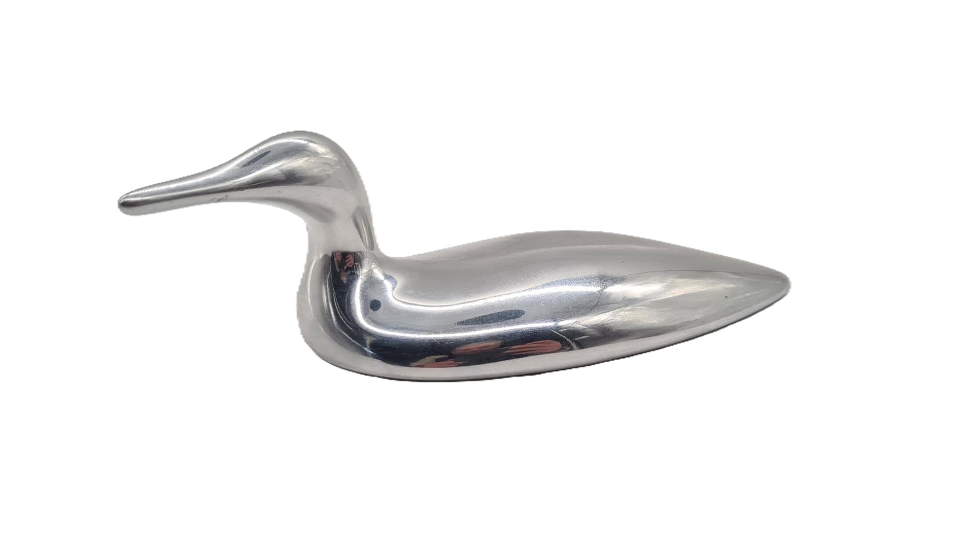 Rzeźba Hoselton, srebrny, aluminium, Kanada, lata 70.