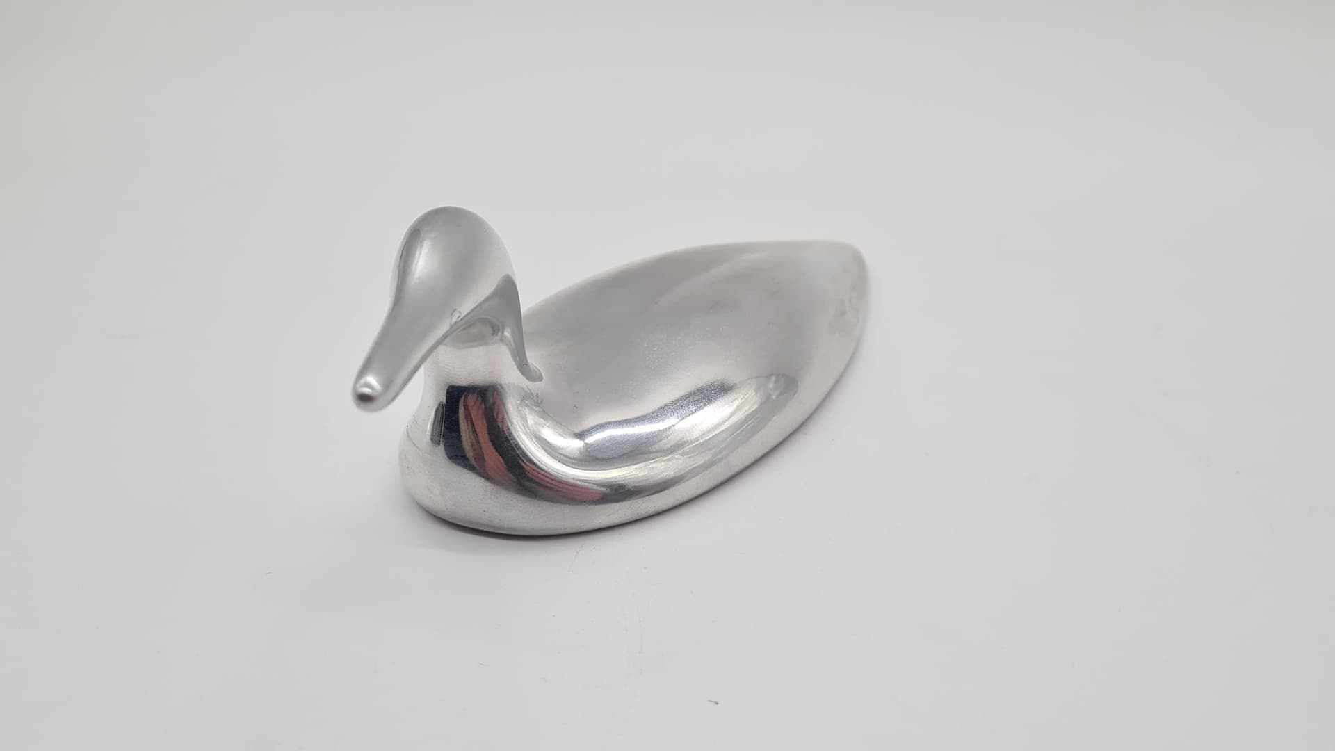 Rzeźba Hoselton, srebrny, aluminium, Kanada, lata 70. - 182236