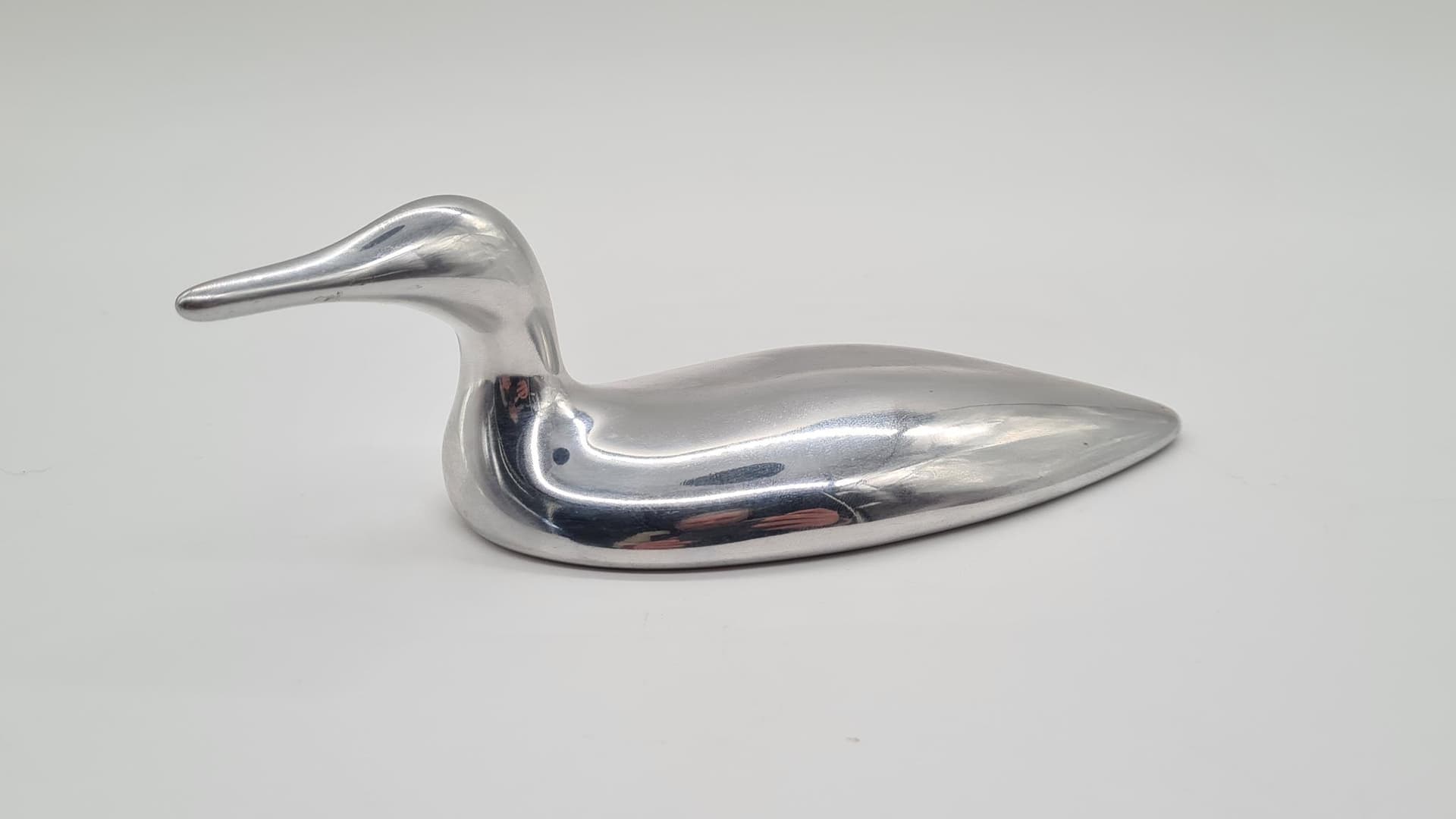 Rzeźba Hoselton, srebrny, aluminium, Kanada, lata 70. - 182233