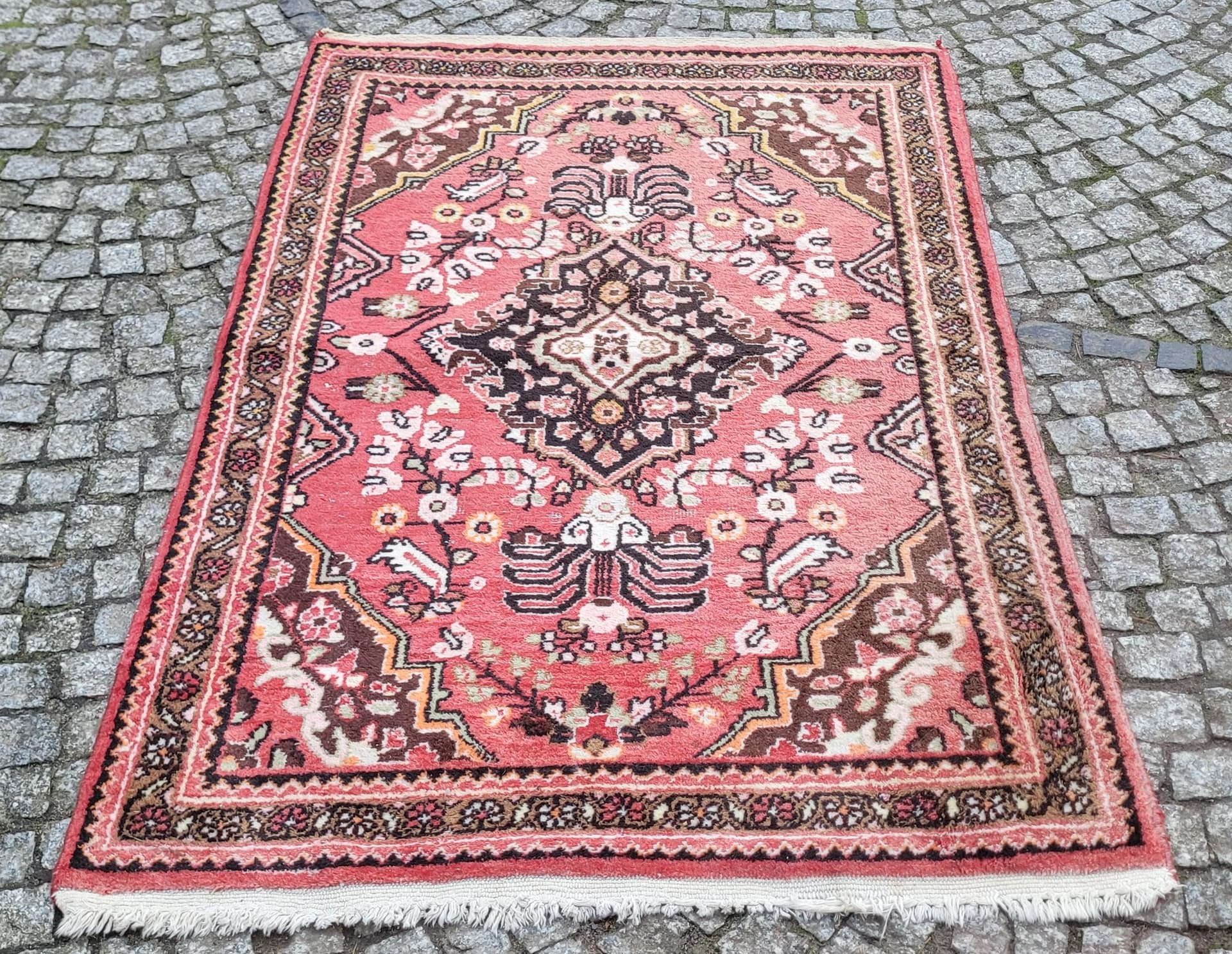 Dywan Hamadan 107x165 cm, multikolor, wełna, Iran, lata 20. - 182340