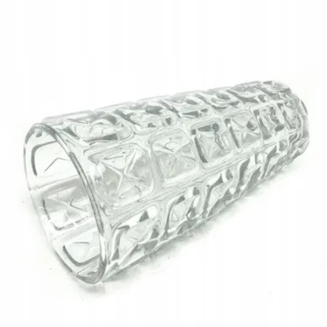 Wazon, mid-century modern, szkło transparentne, Ząbkowice, Polska, lata 70. - 182523