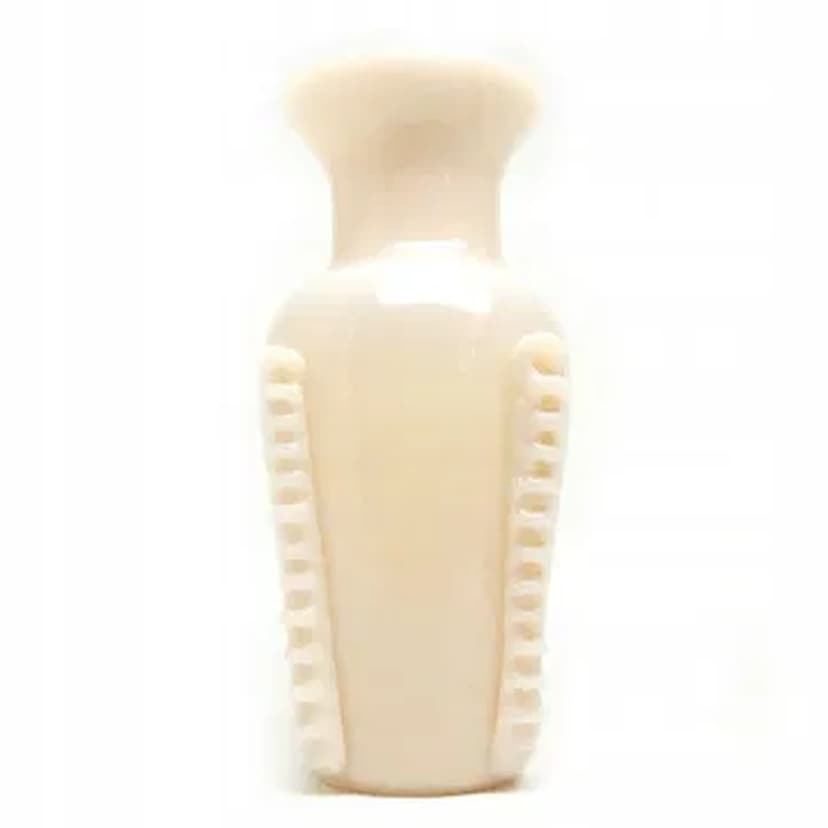 Wazon Postmodernizm, szkło zielone, proj. J. Słuczan-Orkusz, Polska, lata 70.