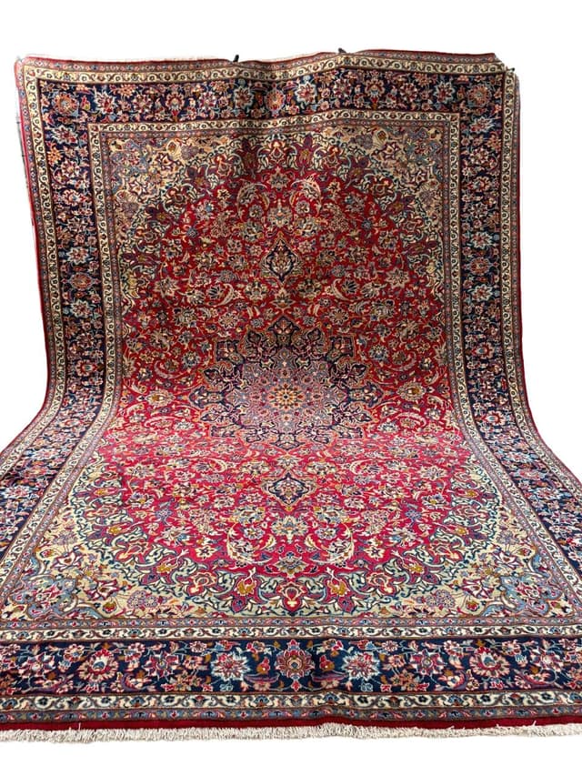 Nowy Kaszmirowy Dywan Wełniany Perski Iran Keshan 400x300 - WYMIARY