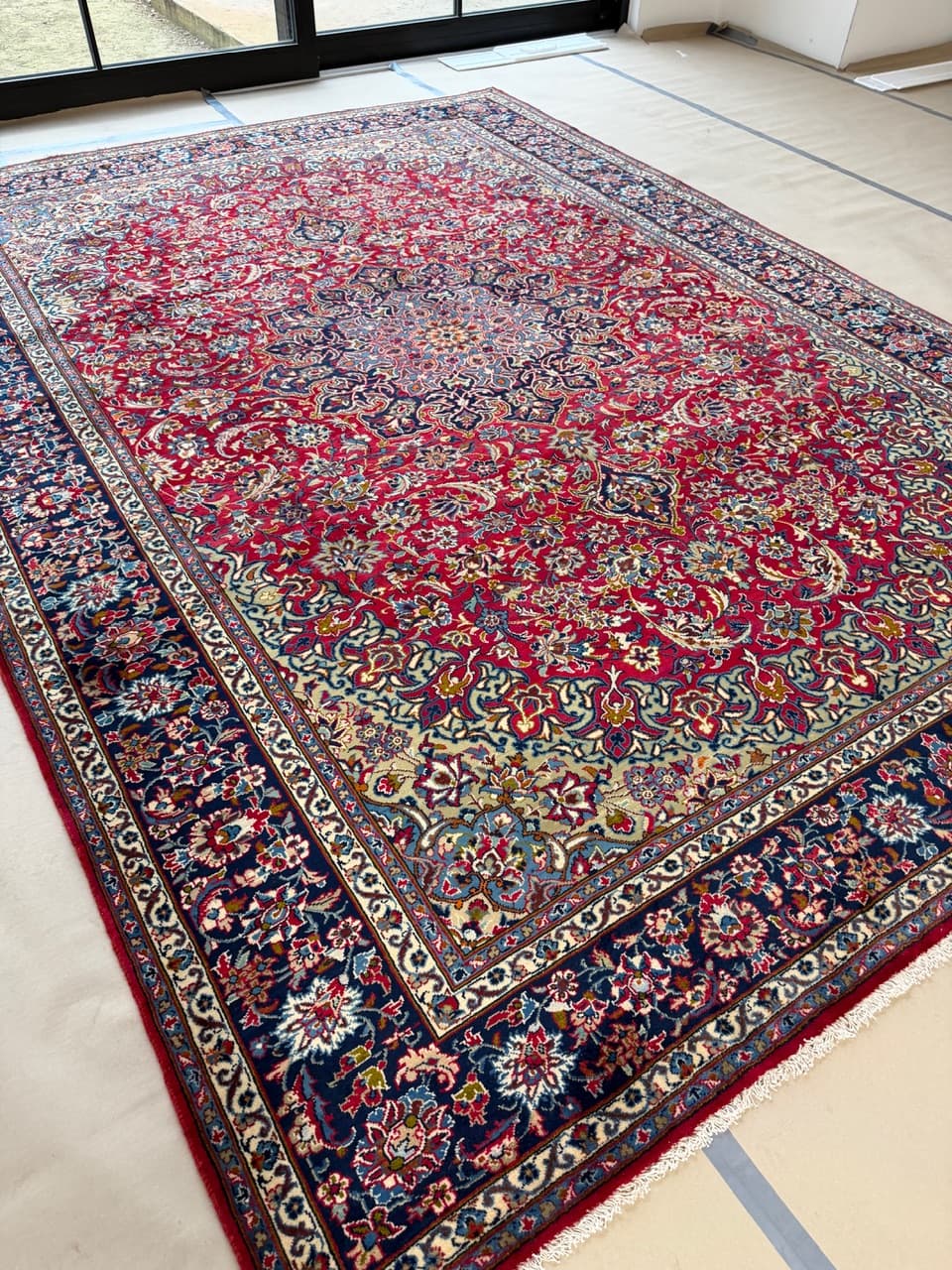 Nowy Kaszmirowy Dywan Wełniany Perski Iran Keshan 400x300 - 182671