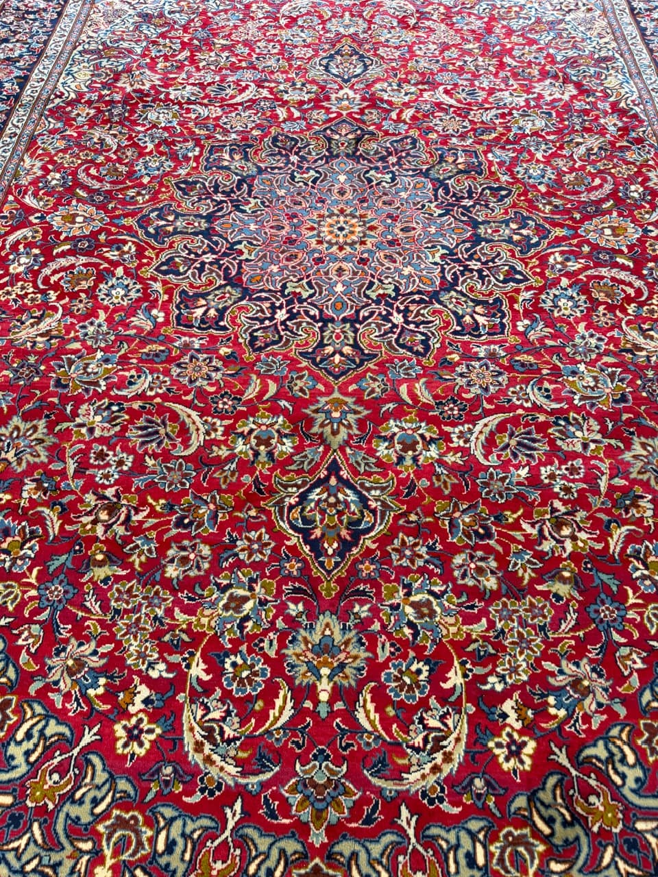 Nowy Kaszmirowy Dywan Wełniany Perski Iran Keshan 400x300 - 182676